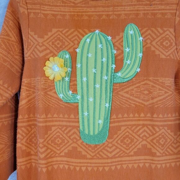 Ricrac & Ruffles Cactus Coture Ruffled Ankle Jumpsuit Romper Girls Size 24mo - Picture 4 of 11